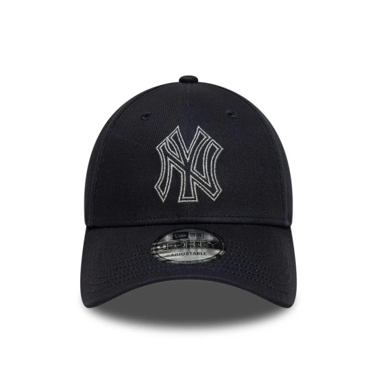New Era Καπέλο New York Yankees MLB Metallic Outline 9FORTY Adjustable Cap